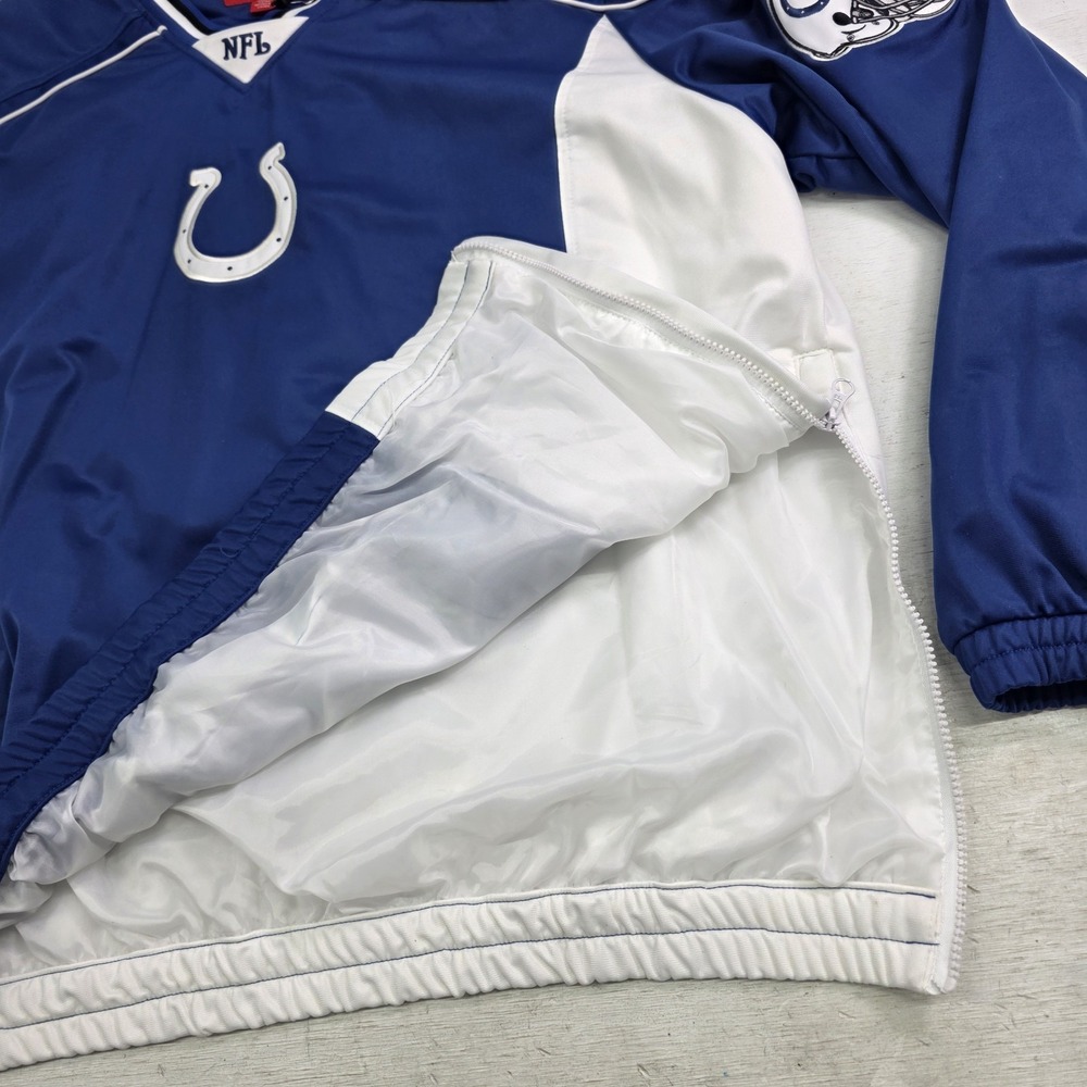 Indianapolis Colts Vintage NFL G-III Heavy Pullover Windbreaker Jacket Men's 2XL - Picture 7 of 16